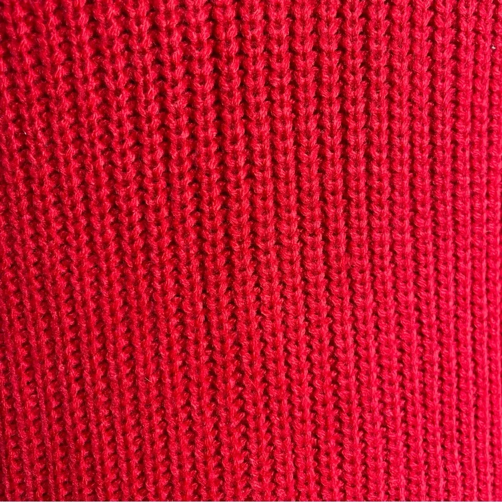 Majorelle Cross Twist Back Sweater Red XS - Picture 8 of 13